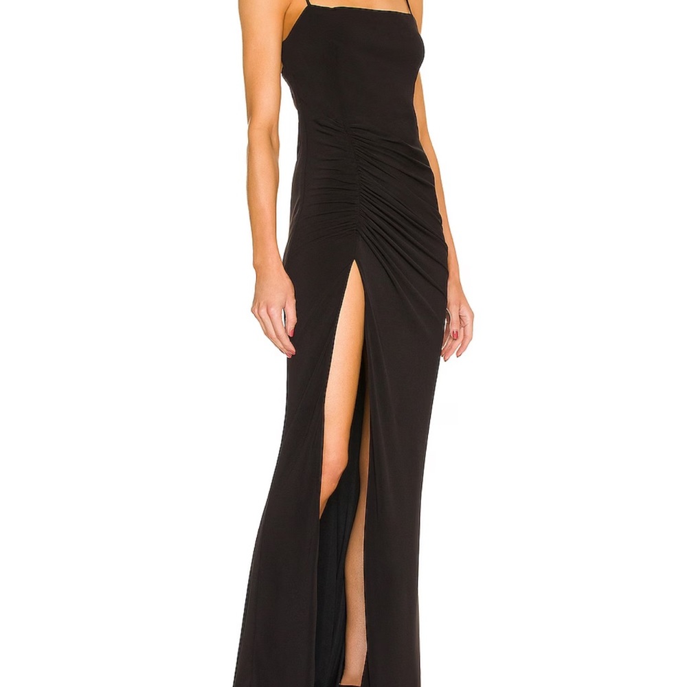 REVOLVE Katie May Great Kate Gown in Black - Picture 2 of 3